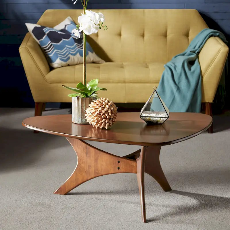 Triangle Wood Coffee Table