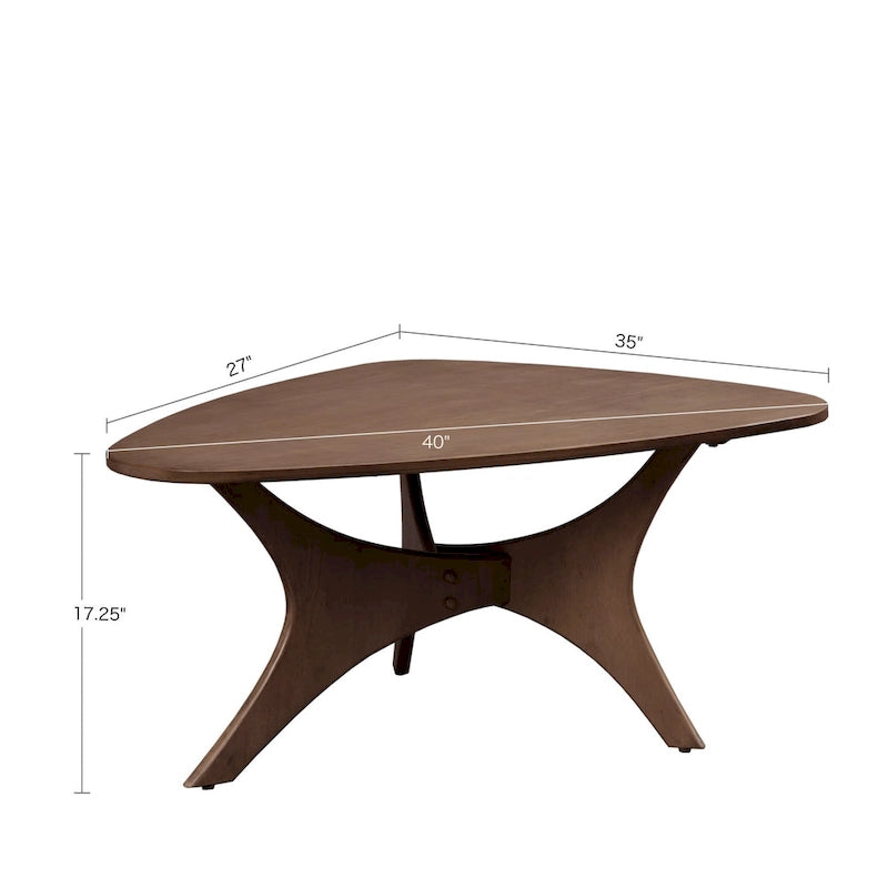 Triangle Wood Coffee Table