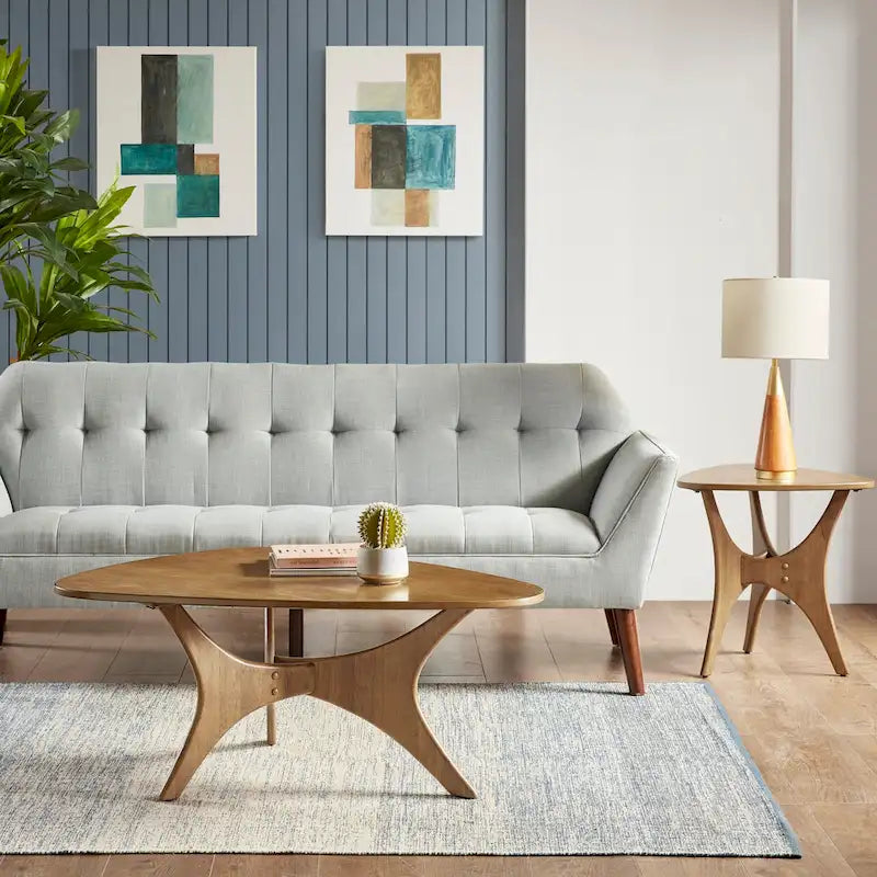Triangle Wood Coffee Table
