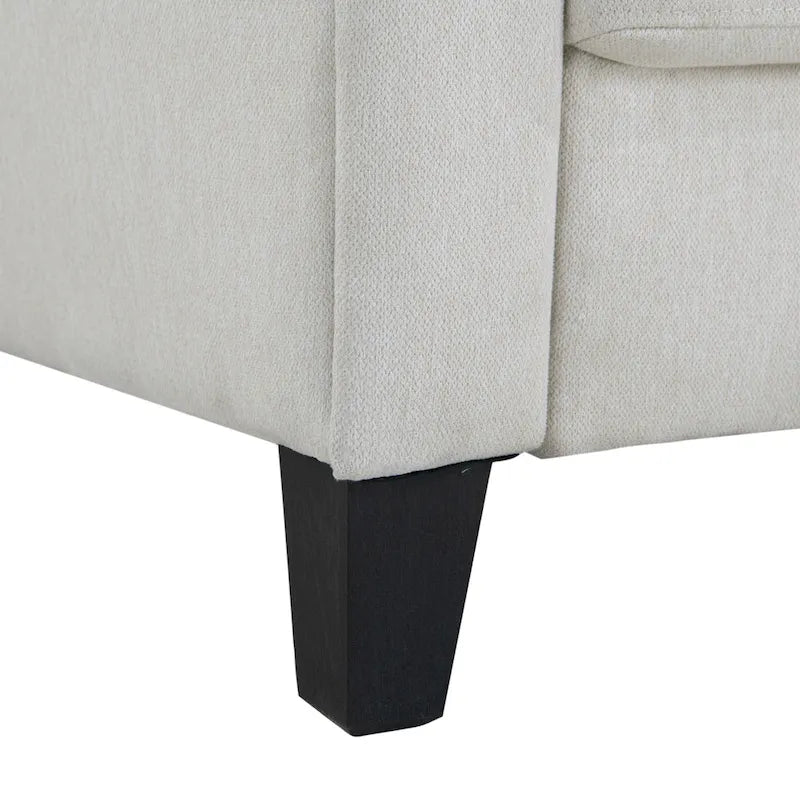 Contemporary Microfiber Sofa