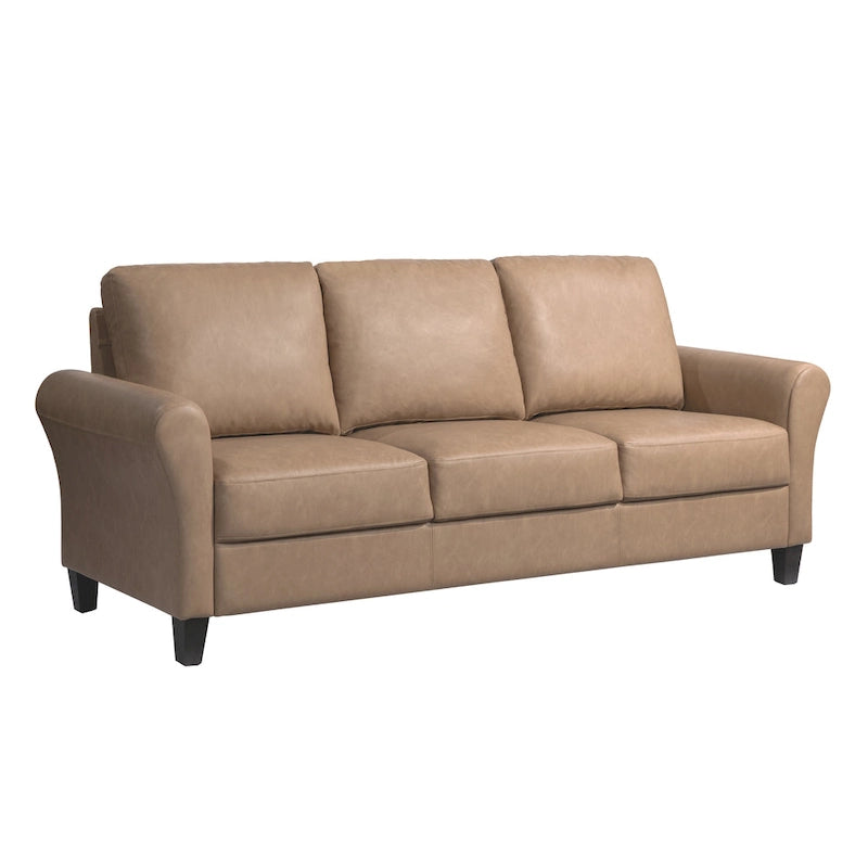Contemporary Microfiber Sofa