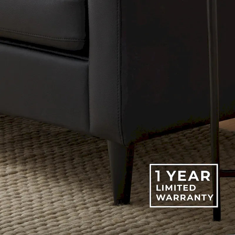 54" Upholstered Scooped Arm Loveseat
