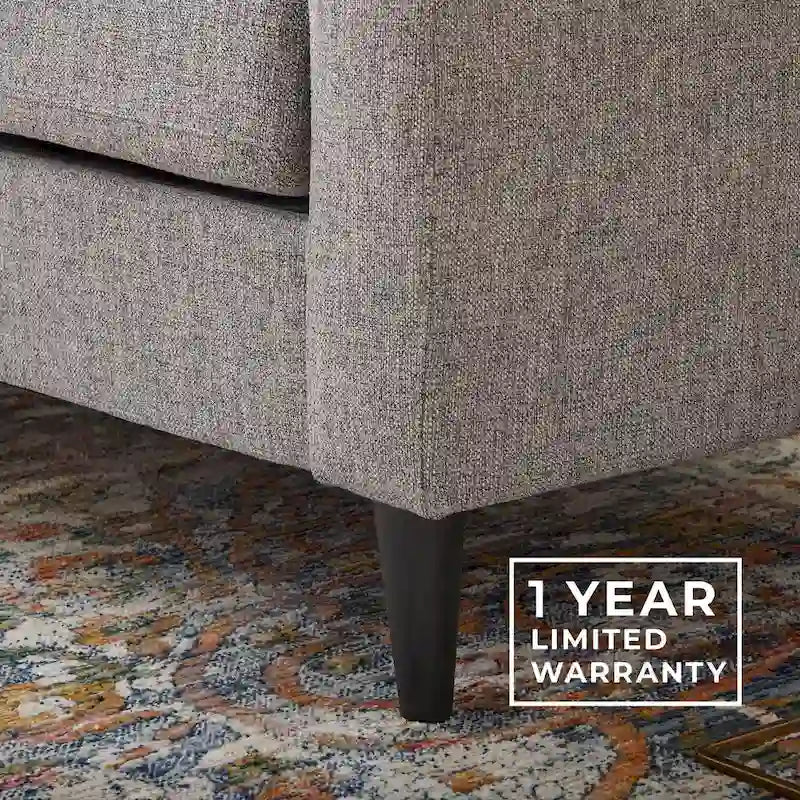 54" Upholstered Scooped Arm Loveseat