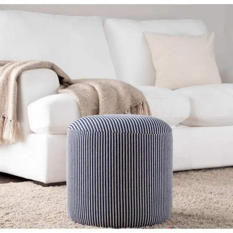 Round 16" Knit Pouf Ottoman
