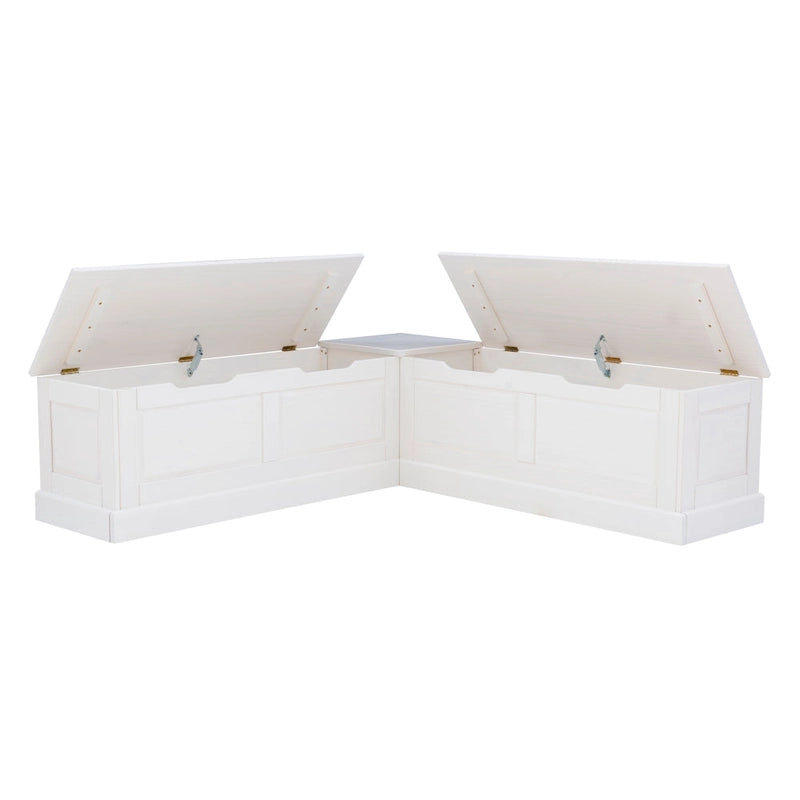 L-Shaped Backless Breakfast Nook Bench
