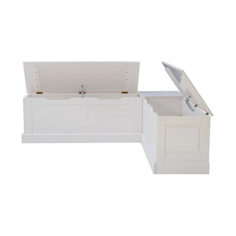 L-Shaped Backless Breakfast Nook Bench