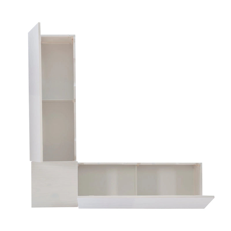L-Shaped Backless Breakfast Nook Bench
