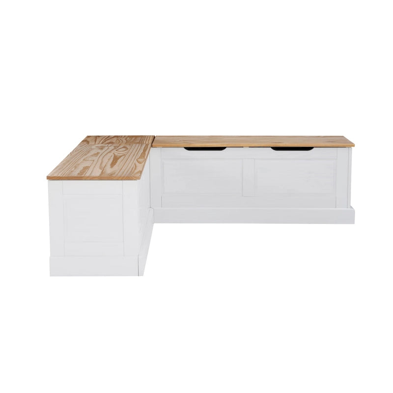 L-Shaped Backless Breakfast Nook Bench