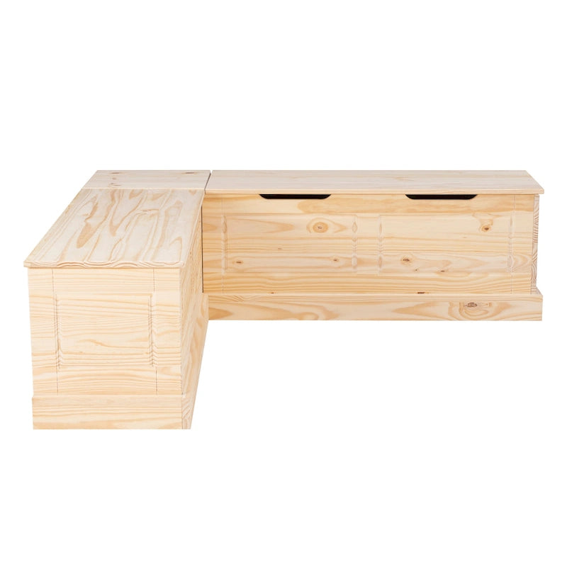 L-Shaped Backless Breakfast Nook Bench
