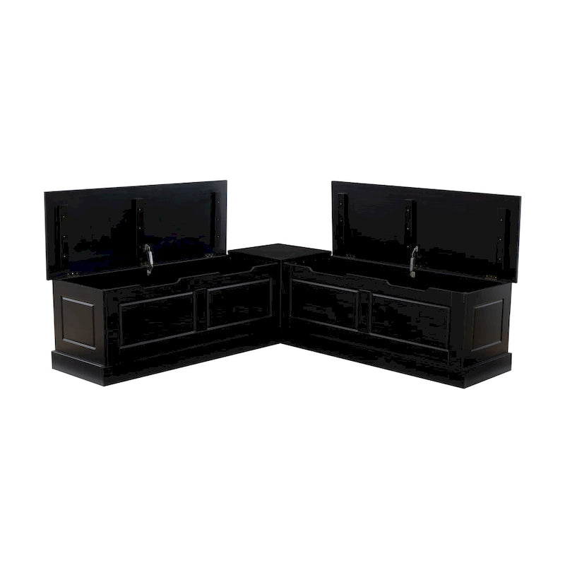L-Shaped Backless Breakfast Nook Bench