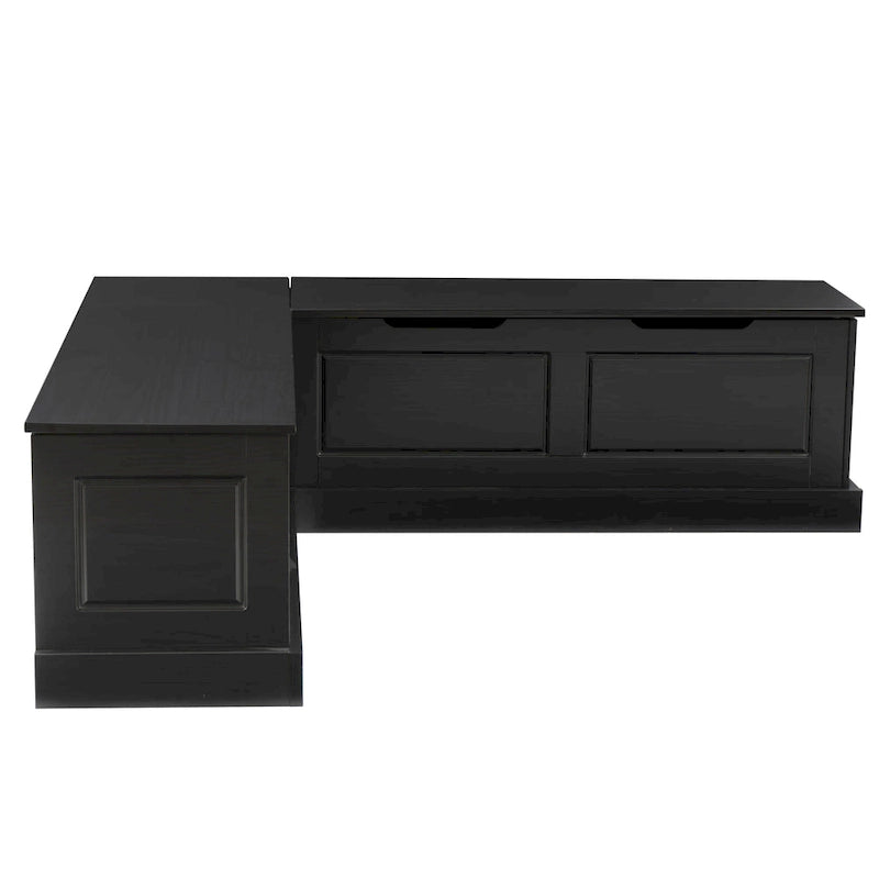 L-Shaped Backless Breakfast Nook Bench