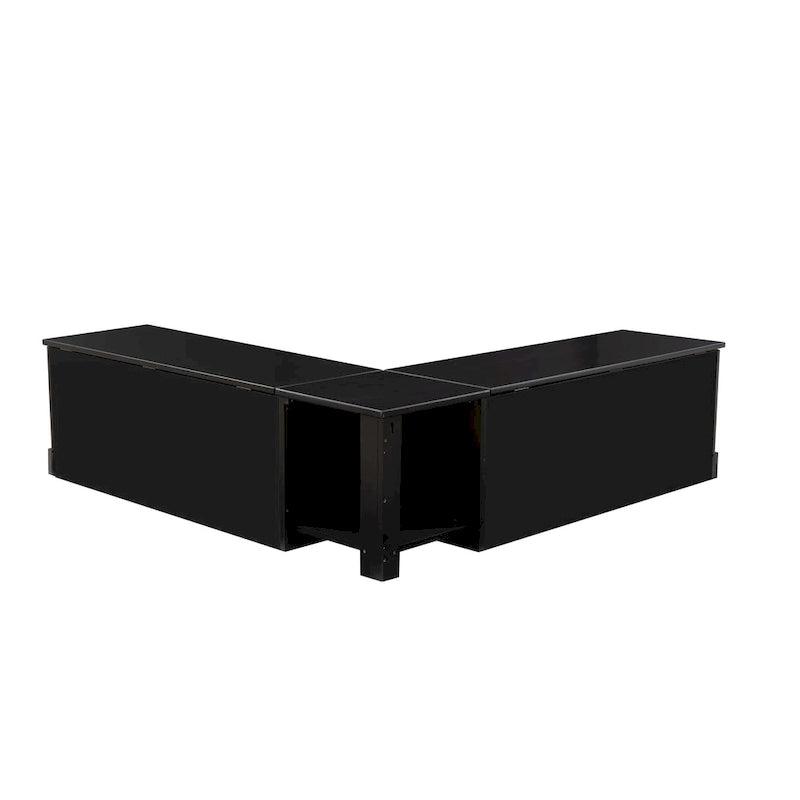 L-Shaped Backless Breakfast Nook Bench