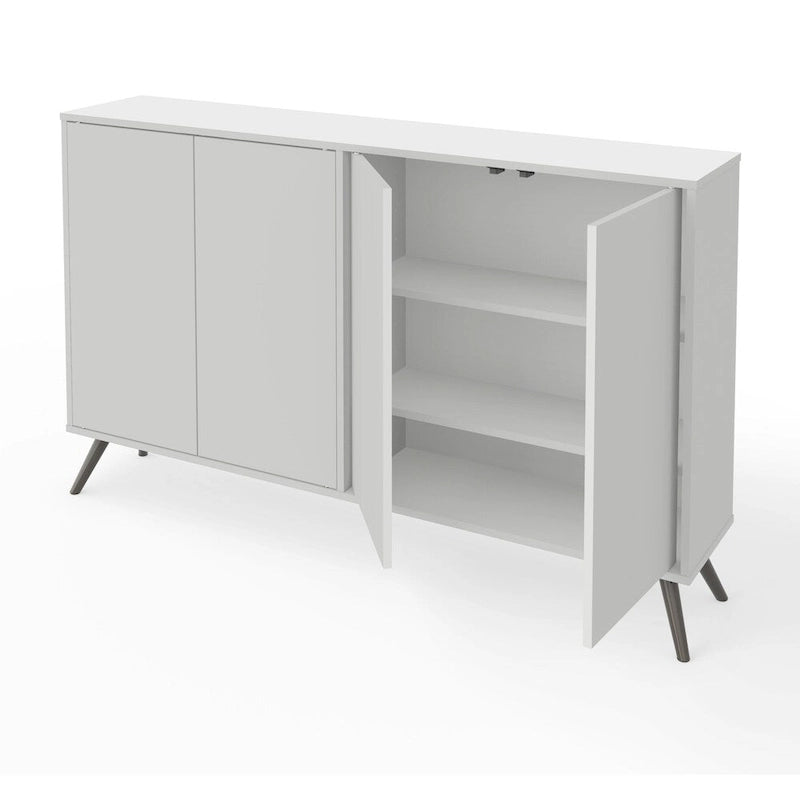 Bestar Small Space Krom 60-inch Storage Unit