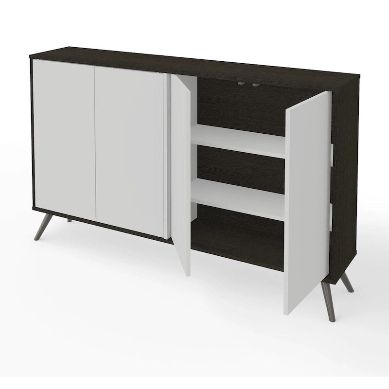 Bestar Small Space Krom 60-inch Storage Unit