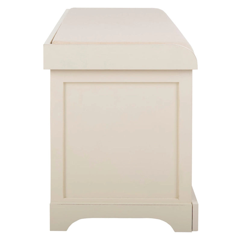 Grey/White Storage Bench 47Wx16Dx20H