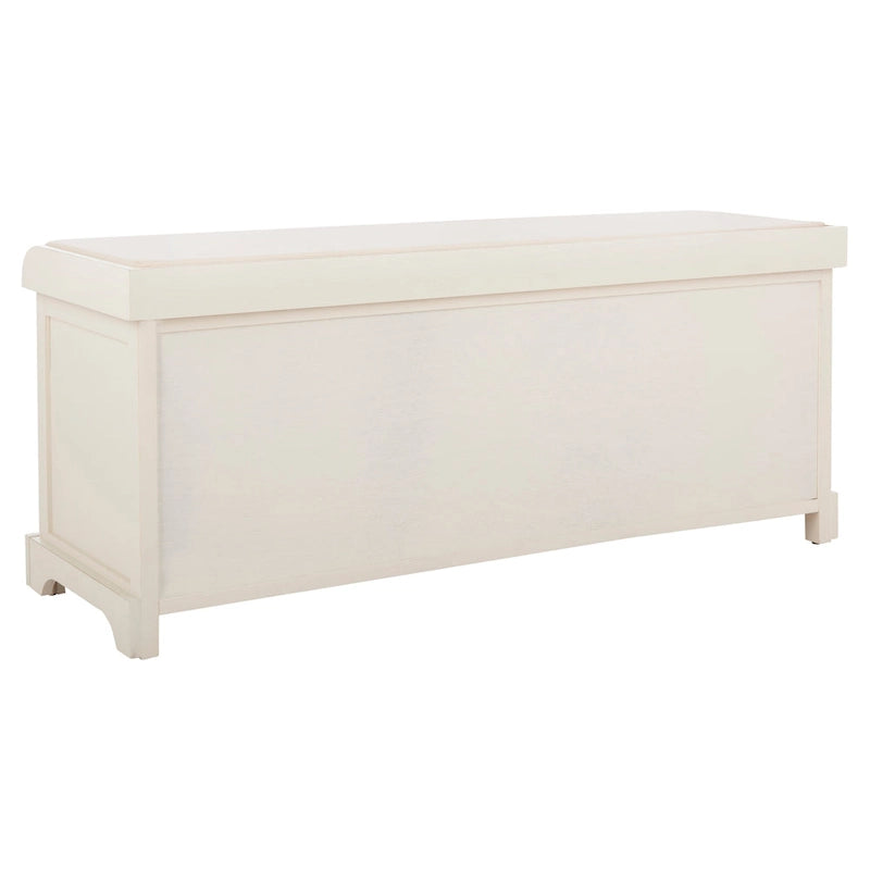 Grey/White Storage Bench 47Wx16Dx20H