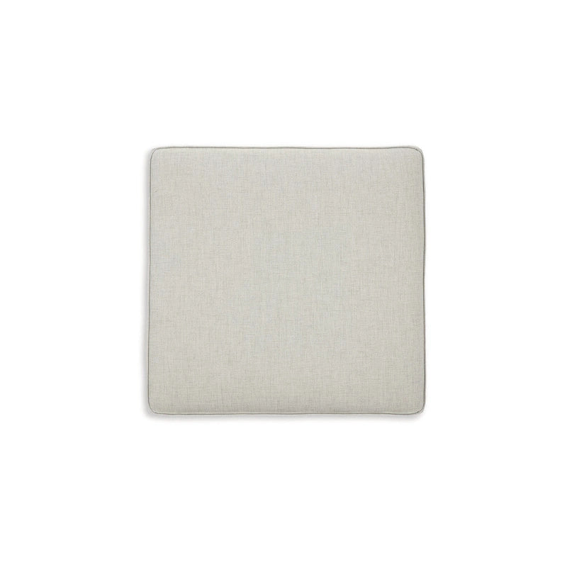 Gray Oversized Accent Ottoman