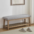 Upholstered Entryway Storage Bench