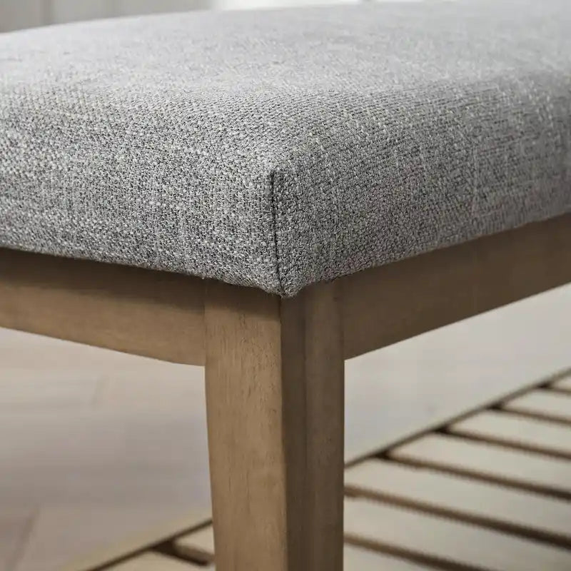 Upholstered Entryway Storage Bench