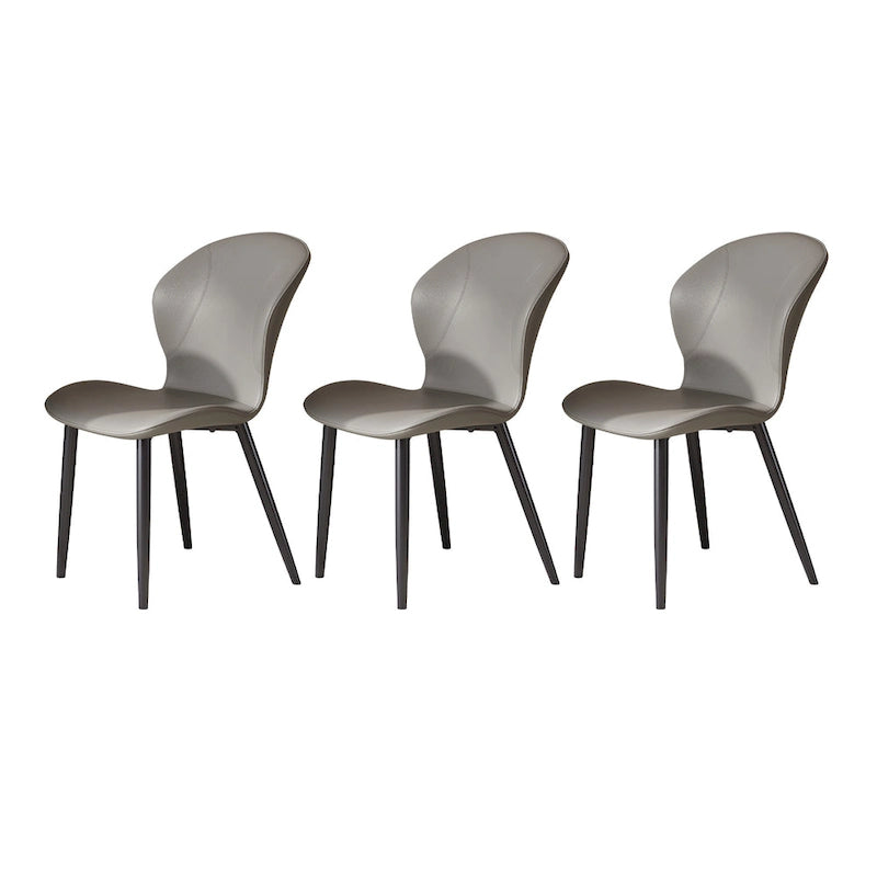 Set of 3/6/9/12 PU Leather Modern Dining Chairs - Comfortable, Easy-to-Clean, Contemporary Design for Kitchen or Dining Room
