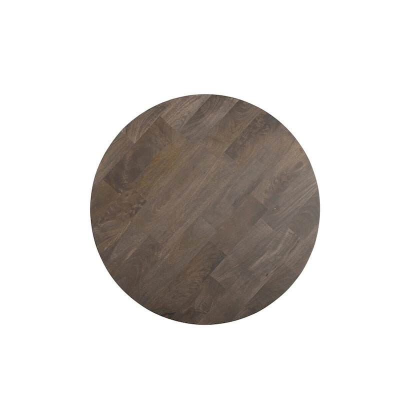 Round Solid Wood Coffee Table